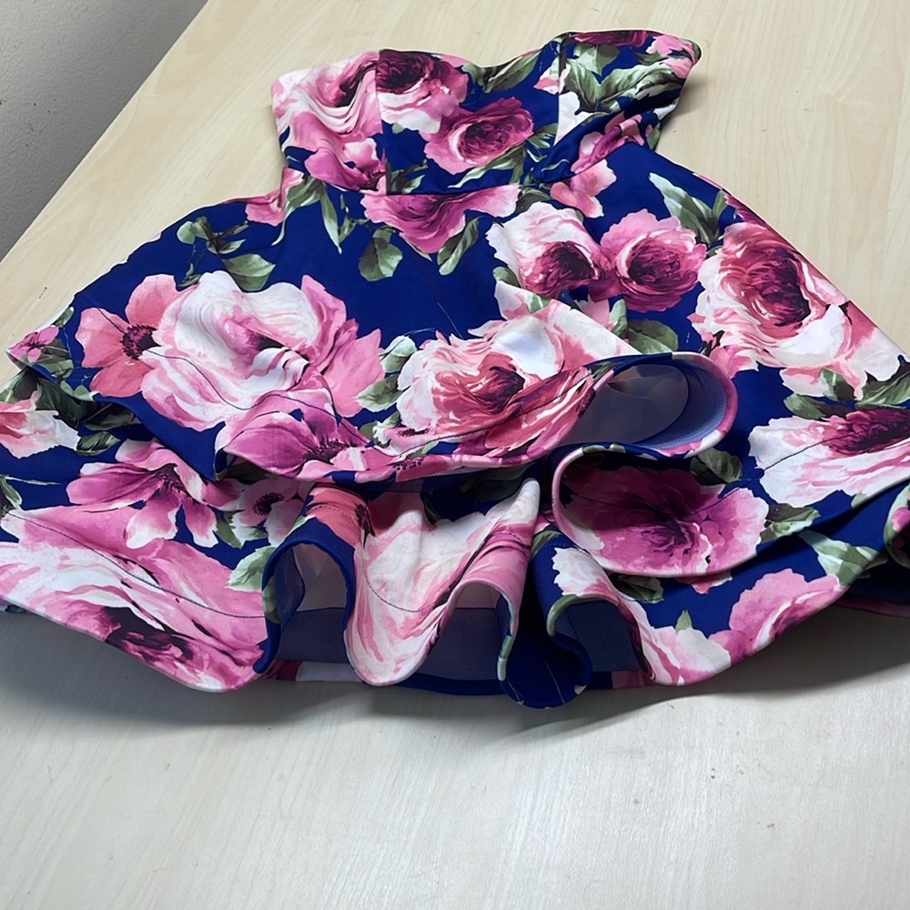 B. Darlin Prom floral dress. Size 5/6